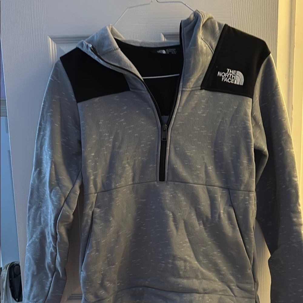 The North Face Gray and Black Hoodie